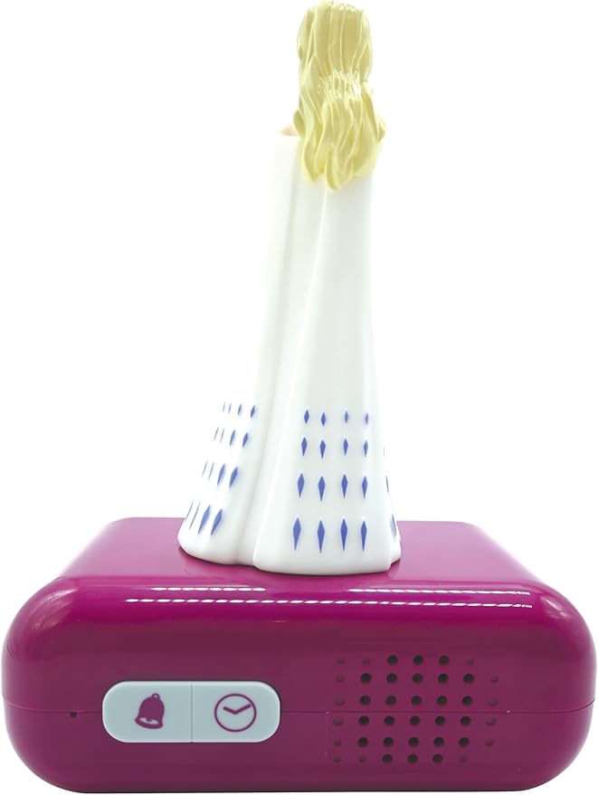 LEXiBOOK - Disney Frozen 2 Elsa Digital Alarm Clock for Kids with Night Light and Snooze, Childrens Clock, Luminous Elsa, Frozen Sound Effects, Blue Colour - RL800FZ