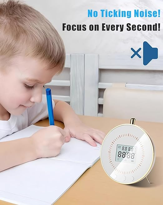 Digital Kitchen Timer with Infrared Thermometer, Large LED Display Magnetic Countdown Count-Up Timer for Classroom Cooking Baking Studying Teaching