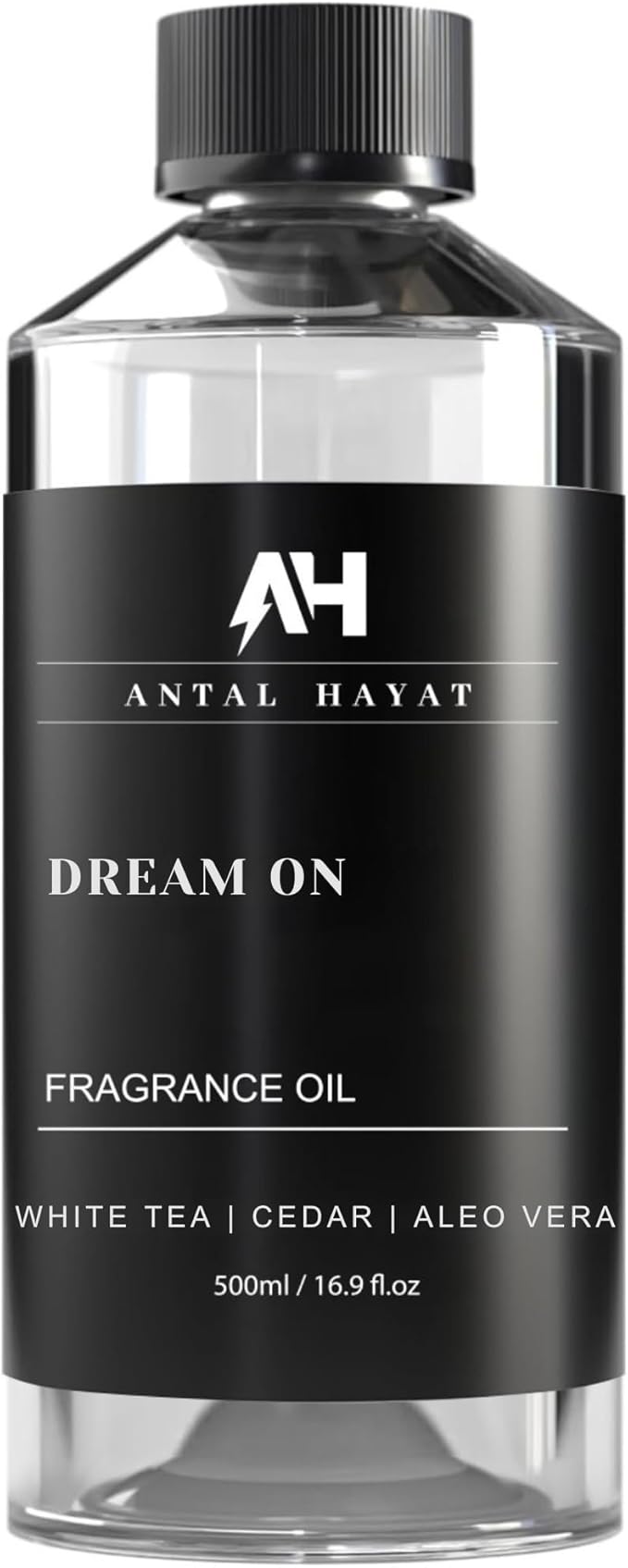 Dream on Essential Oil Scent 500mL - Luxury Home Aromatherapy Diffuser Oil - Formulated with Hints of Bright White Tea, Sweet Vanilla, & Earthy Cedar - Inspired by One Hotel Miami Beach