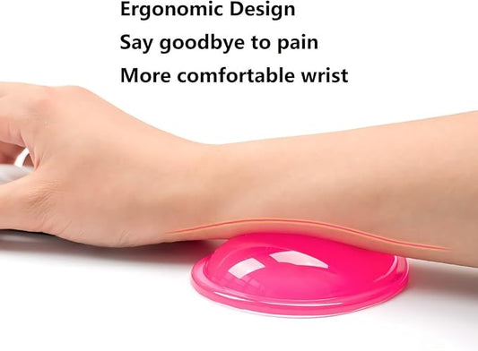 Ergonomic Gel Wrist Rest Pad for Mouse, Computer Mouse Wrist Support for Arm Pain Relief, Heart-Shaped Cute Hand Wrist Cushion for Home and Office Working Gaming Anti-Fatigu