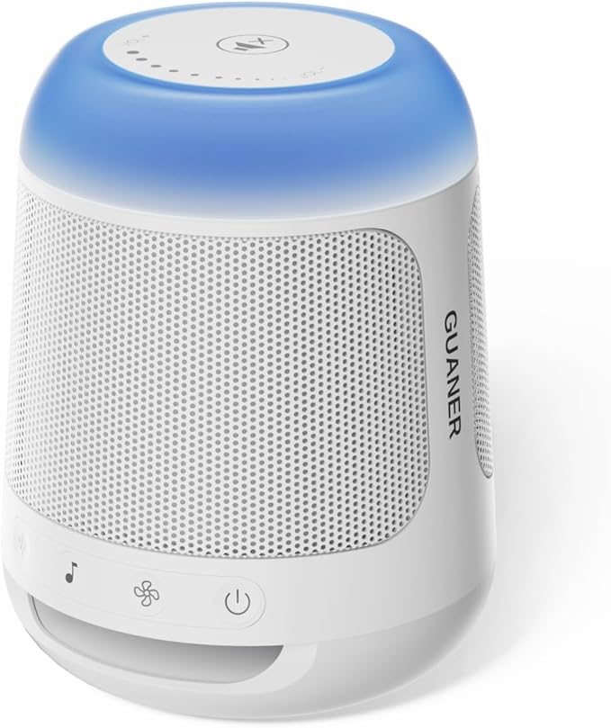 White Noise Machine for Sleeping with Night Light，Baby Sound Machine– 29 Soothing Sounds，Rechargeable White Noise Machine for Kids Adults Sleep, Portable Lullaby Machine Baby Soother