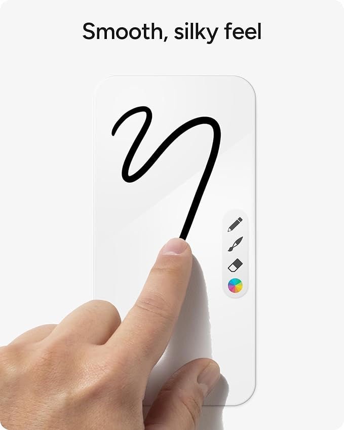 ZAGG Glass Elite Screen Protector for iPhone Air - 5X Stronger Tempered Glass, ClearPrint Technology for Smudge Free Clarity, Smooth Feel, Full Coverage, InvisibleShield, Easy Two-Step Installation