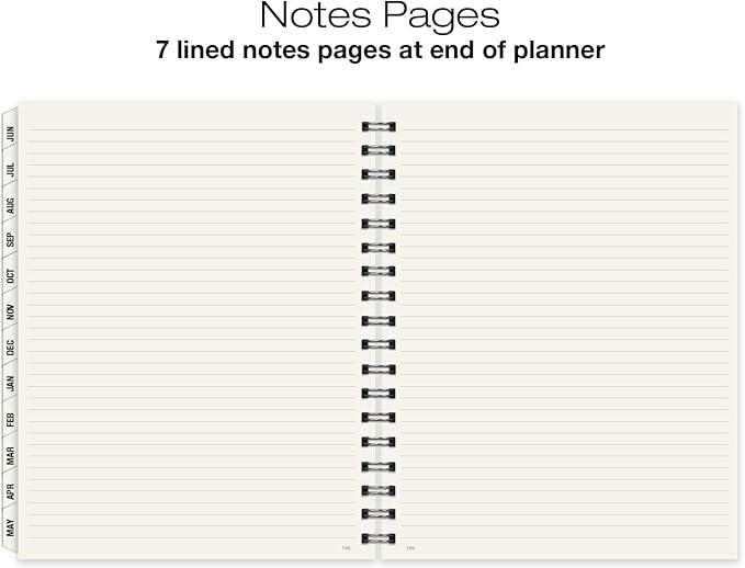 Global Printed Products Essential 7"x9" Monthly & Weekly 2024-2025 Planner - (7" x 9" - June 2024 Through July 2025)