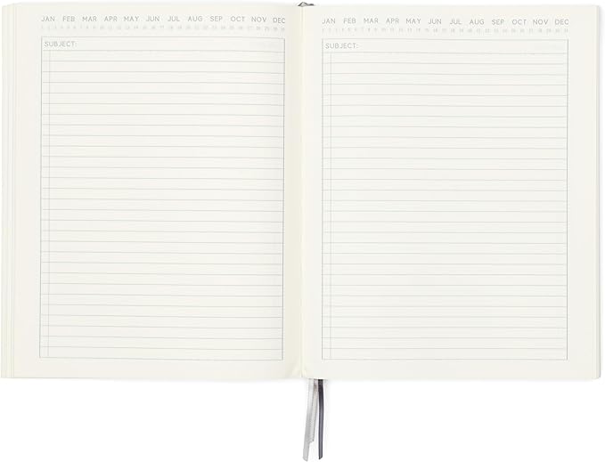 DesignWorks Ink Standard Issue Notebook No. 3 – 6.75" x 8.5" Undated Daily Planner & Writing Journal, 192 Lined Pages, Pen Holder, Small Notebook for Work & Journaling - Rosewood & Blush