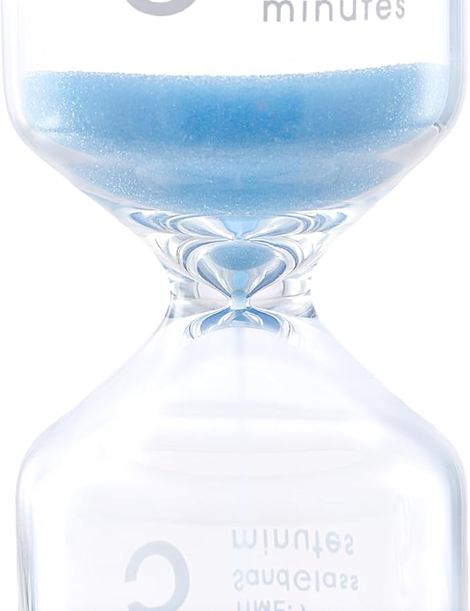 8 PCS 5 Minute Hourglass Timer, Plastic Colorful Hourglass Timer, Small Sand Clock Time for Office Kitchen Decorations