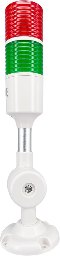 Multi-Layer Industrial Signal Lights 2 Colors Alarm Machine Indicator, Sound and Light Alarms, 24V DC (2-Layer)