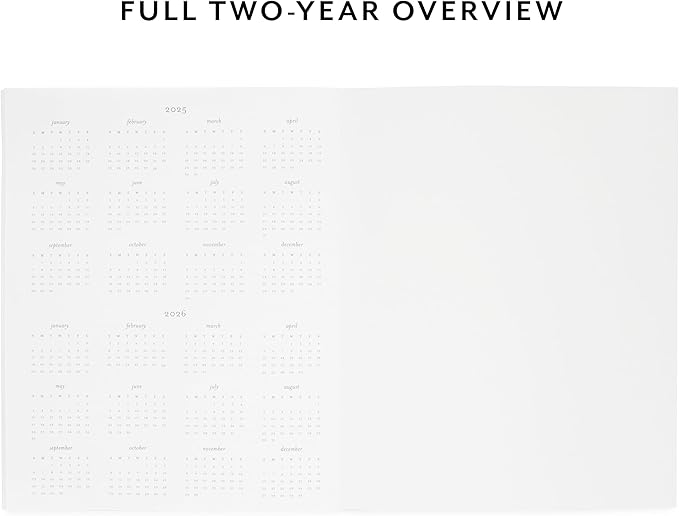 Sugar Paper 2025-2026 Monthly Academic Planner, August 2025 to July 2026, School, Teacher, College & Student Planner, 12 Month, 8” x 10”, Black Dot