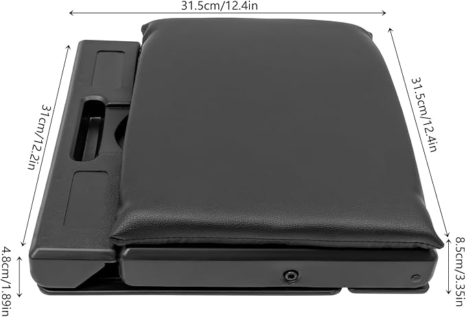 Adjustable Foot Rest for Under Desk, 4 Level Height and Angle Adjustment Leg Rest, Max Load 176lbs Soft Foot Rest Pad, Ergonomic Foldable Footrest with Detachable Cushion for Office, Home