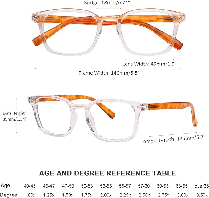 AQWANO 4 Pack Computer Reading Glasses Blue Light Filter Readers Glare Glasses for Men Women