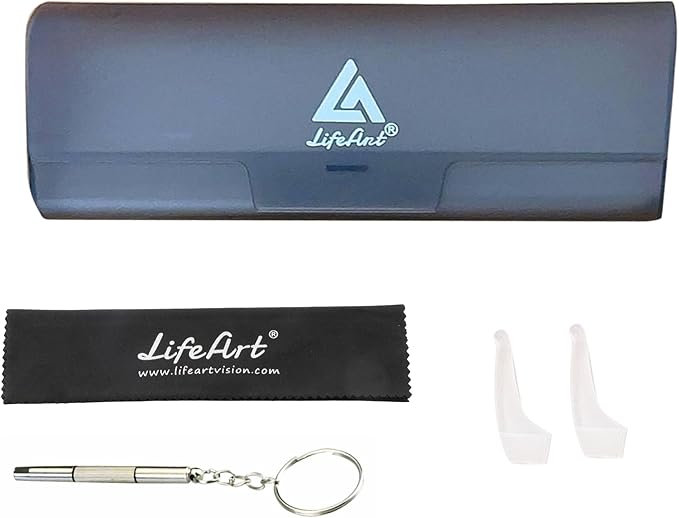 LifeArt Blue Light Blocking Glasses, Anti Eyestrain, Computer Reading Glasses,TV Glasses for Men and Women