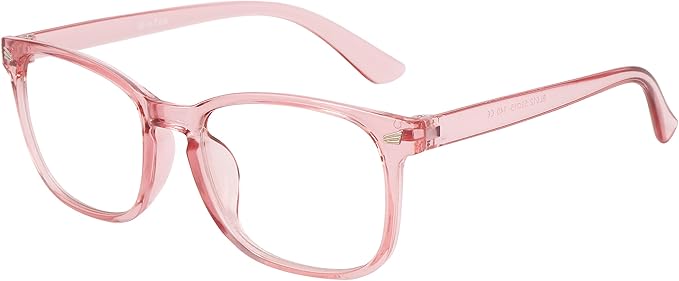 Blue Light Glasses for Woman Men | 99% Blue Light Blocking Glasses | Computer Glassess | Night Driving | Gaming | TV Phone Screen Reader Square Frame | Anti Eyestrain & UV Glare Protection