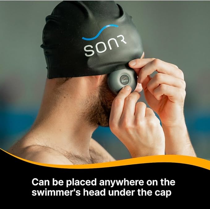 SONR Music 2-in-1 Bundle – Open-Ear Underwater Music Player for Swimmers & Storage case (Graphite)