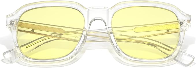 VISOONE Gaming Glasses Blue Light Blocking Oversized Square Computer Eyewear Men Women Bennett