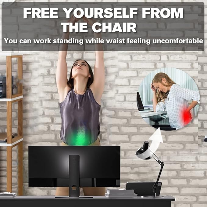 48 * 30 Inches Electric Standing Widened Desk Adjustable Height with 4 Drawers, Double Storage Shelves, Home Office Workstation Sit Stand up Desk (Classical Black)