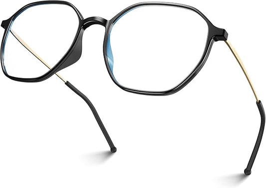 VISOONE Lightweight TR90 Blue Light Blocking Glasses Frame with Anti Glare Eye Protection for Women and Men RANE