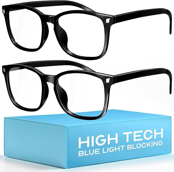 livho High Tech Blue Light Glasses - Advanced up to 99% Blue Light Blocking Computer Glasses - Screen Fatigue & UV Protection