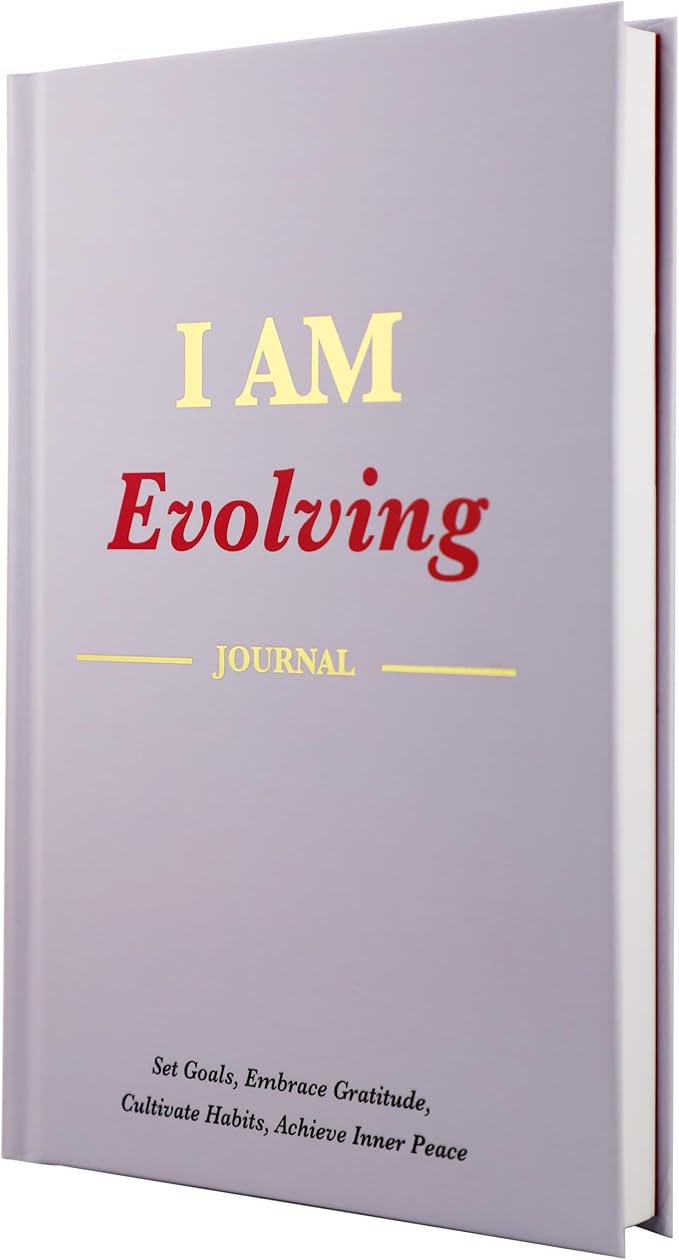 I AM Evolving Journal: Set Goals, Embrace Gratitude, Cultivate Habits, Achieve Inner Peace | Undated Gratitude Journal for Personal Development, Mindfulness, & Daily Reflection. (Lavender)