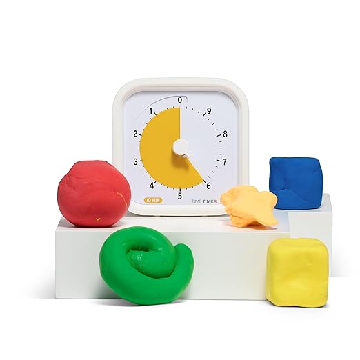 TIME TIMER 10 Minute MOD Education Edition ⁠— Visual Timer with Desktop Software for Kids Classroom Learning, Productivity Timer, Study Tool and Office Meetings with Silent Operation (10min)