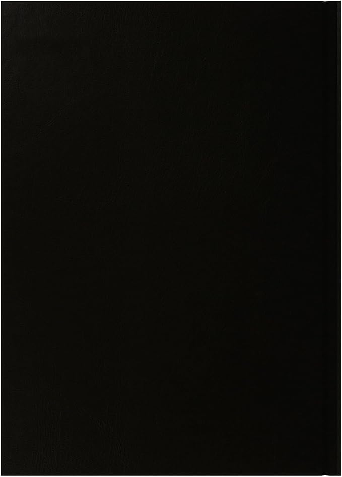 Collins 'Essentials' 12 Month Mid/Academic Year Planner, July 2025-July 2026 - ESSA43M.99-2526 - Week-to-View Appointments Diary, A4 Hard Cover, Black