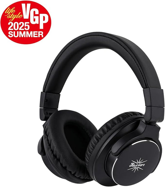 Linsoul Kiwi Ears Division Over Ear Headphone,40mm Dynamic Driver Monitoring Headphones,Wired Gaming Headphones,DJ Head Phones for Professional Musicians Engineers (Black)