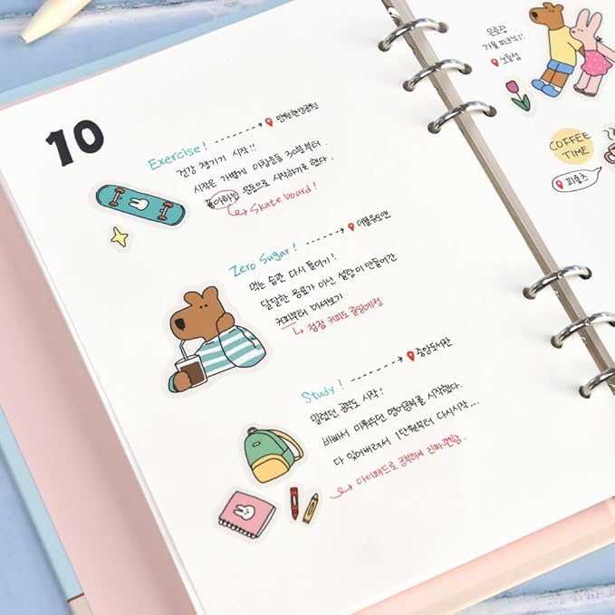 Happy&Lucky Removable Sticker 6P Set