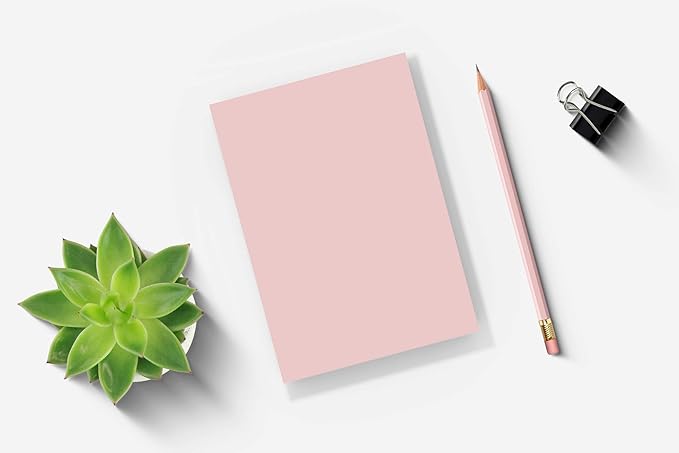 MADE IN USA – Debra Dale Designs Pink Note Pads 5"x7" – 13 Pads, 50 Sheets Each – 20lb Bond Memo Paper for Office Notes & Everyday Writing