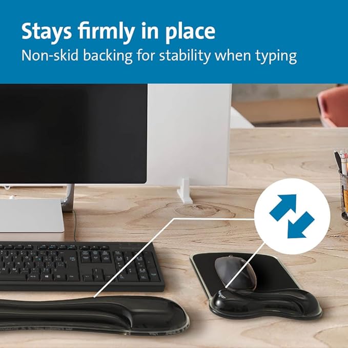 Kensington Duo Gel Combo Black - Black Medium