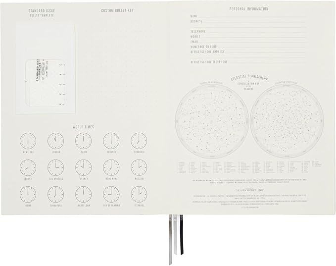 DesignWorks Ink Standard Issue Planner Notebook No. 3 Journal with 192 Lined Pages, Elastic Closure, Pen Holder, and 3 Ribbon Marker for Work, Writing, Journaling - Army Green Chili