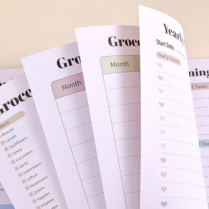 All-in-One Family Organizer & Home Management Binder: Calendar Scheduling, Finance Budget, Meal Planning & Grocery Lists, Cleaning Schedule, Activities & Health Tracker,For Busy Moms & Households