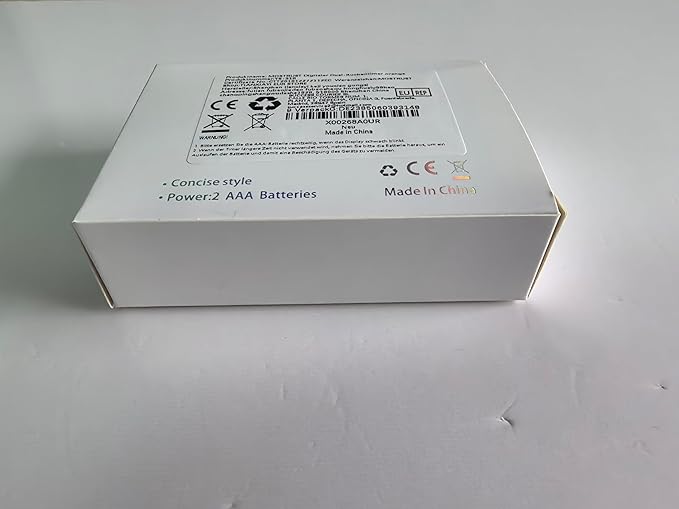 Digital Dual Kitchen Timer, 3 Channels Countdown Triple Timer for Cooking, Magnetic Memory-Preset Large Display Adjustable Alarm Volume, Multi Times Management, 3A Battery Included, Orange