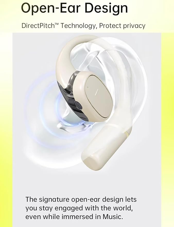 Open Ear Headphones Wireless Bluetooth 5.3 for Women Sweatproof IP54 • 28H Battery (8H+Case) • Dolby Sound • Ultra-Light Comfort for Workout Running