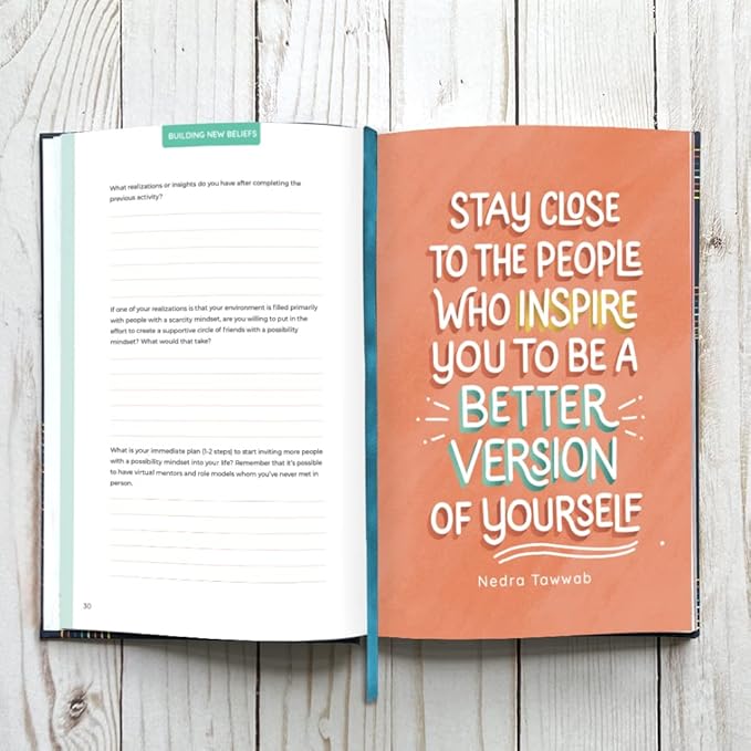 Big Life Journal - Adult Edition - Gender-Neutral Guided Journal, Self Improvement & Growth Mindset Planner, Positivity & Motivational Goal Oriented Prompts, Manage Anxiety and Create Healthy Habits