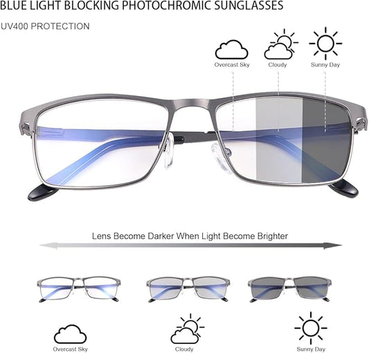 YIMI Blue Light Blocking Glasses Gaming Computer Eyeglasses for Women and Men Anti Glare UV Protection Spring Hinge Eyewear