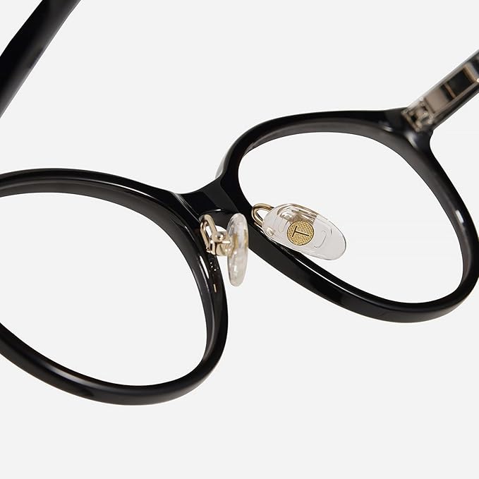 TIJN Blue Light Glasses for Women Men,Computer Glasses Bluelight Blocking,Preppy Style Cateye Frame Clear Eyeglasses,Edin