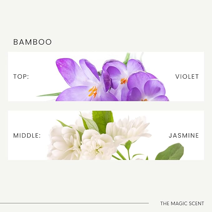 The Magic Scent Bamboo Diffuser Oil - Cold-Air & Ultrasonic Scented Oils for Diffuser Inspired by The Four Seasons, Bora Bora - Essential Oils for Diffusers Aromatherapy (10 ml)