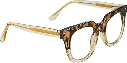 Peepers by PeeperSpecs Women's Oprah's Favorite Things Showbiz Square Blue Light Blocking Reading Glasses