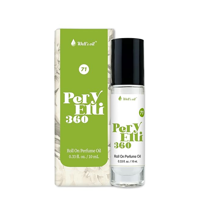 Well's Oil Roll-On Perfume Oil (Pery Elli 360) | Fruit & Wood Notes | Long-Lasting | Paraben-Free | 0.33 Fl Oz / 10 ml