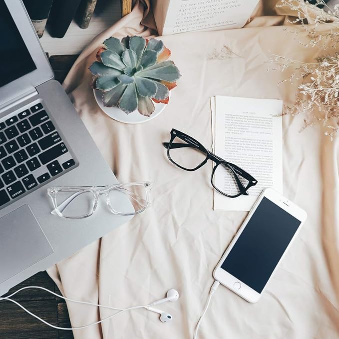 Cyxus Blue Light Glasses for Men Women Reduce Eye Strain UV Blocking for Computer Screen 8082