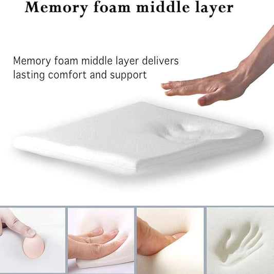 Big Ant Car Seat Cushion Pad Memory Foam Seat Cushion,Pain Relief Memory Foam Cushion Comfort Seat Protector for Car Office Home Use,Gray 1PC