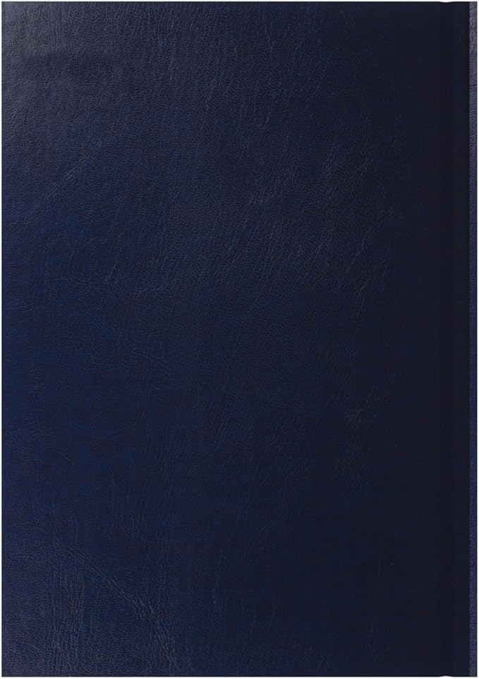 Collins 'Essentials' 12 Month Mid/Academic Year Planner, July 2025-July 2026 - ESSA53M.65-2526 - Week-to-View Diary, A5 Hard Cover, Dark Blue