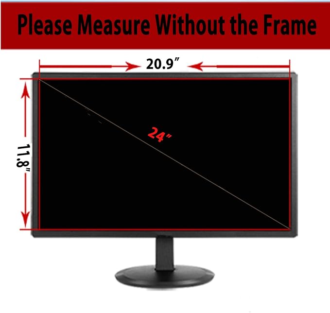 24" Computer Anti Blue Light Screen Protector, Eye Protection Reduce Eye Fatigue and Eye Strain for 24 inches Widescreen Desktop Monitor