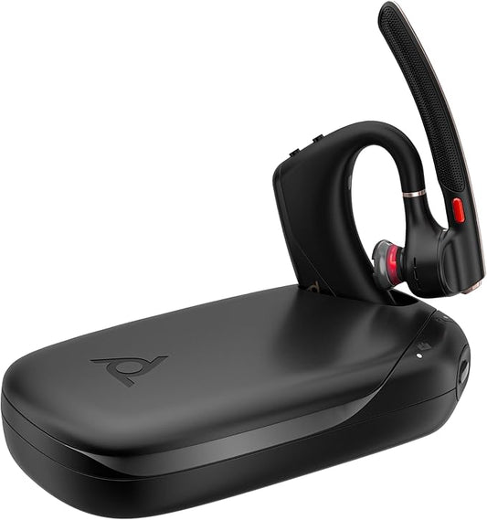 Poly Voyager Legend 50 Bluetooth Headset Noise Cancellation, 4-Mic WindSmart Tech, 10-Hour Battery, Fast Charging, 98 ft Wireless Range, Multipoint Connectivity, Voice Assistant, GTW Cloth(Pack of 10)