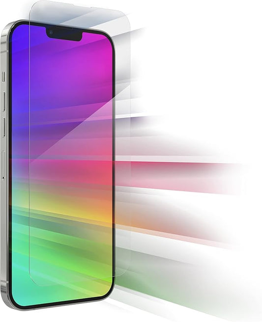 ZAGG XTR Screen Protector with D3O - Gaming Glass - Made for iPhone 13 Pro Max/ 14 Plus - Case Friendly Screen - InvisibleShield - Impact & Scratch Protection - clear