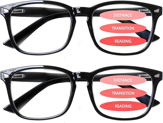 SIGVAN Progressive Multifocal Computer Glasses Women Men Blue Light Blocking Reading Glasses Spring Hinge Readers