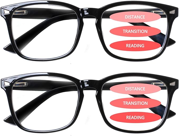 SIGVAN Progressive Multifocal Computer Glasses Women Men Blue Light Blocking Reading Glasses Spring Hinge Readers