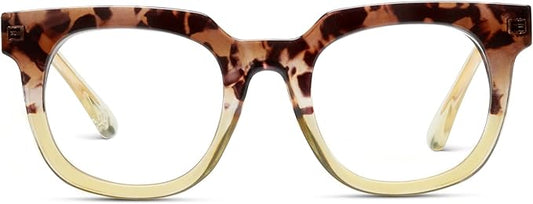 Peepers by PeeperSpecs Women's Oprah's Favorite Things Showbiz Square Blue Light Blocking Reading Glasses