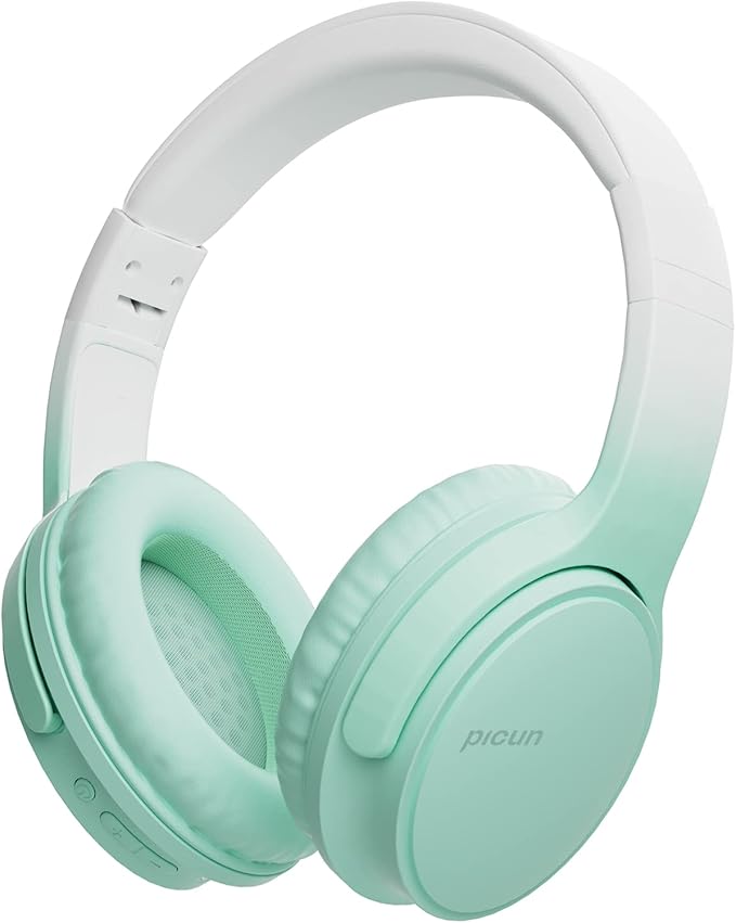 Wireless Headphones, Bluetooth Over Ear Headsets with Microphone, Hi-Fi Audio, 60H Playtime, Touch Control, Foldable Lightweight, On-Ear Headphones for Girls Women, Travel, Work,