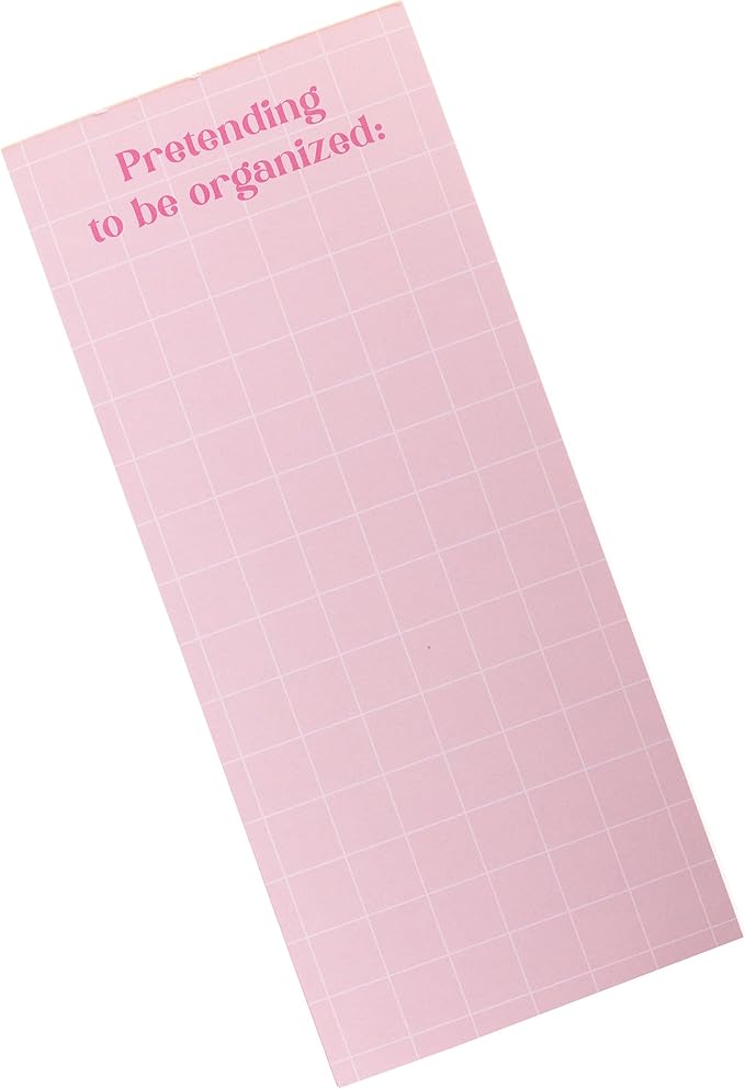 Graphique Pretend Magnetic Notepad, 100 Tear-Away Sheets for Grocery, Shopping & To-Do Lists, Writing Pad for Fridge, Kitchen, Office