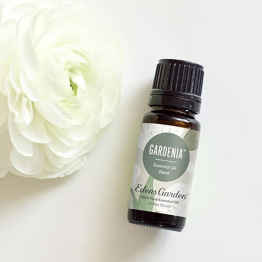 Edens Garden Gardenia Essential Oil Blend – 100% Pure Premium Grade for Diffuser, DIY Soap & Candle Making, Natural Aromatherapy & Skin Safe, Undiluted & Clean, No Added Fragrance 10 ml (.33 fl oz)