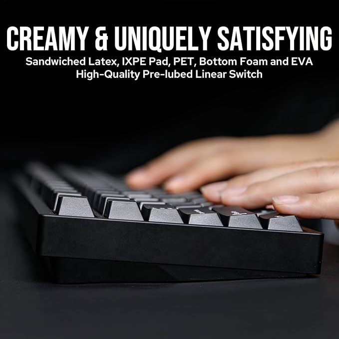 EPOMAKER P87 TKL Aluminum Wireless Gaming Keyboard, QMK/VIA Programmable, 87% Bluetooth/2.4Ghz/USB-C, with CNC Metal Knob and RGB Backlight (Black, Zebra Switch)